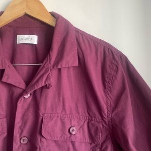 Saturday’s New York City Men’s Short Sleeve Camp Collar Shirt - Medium